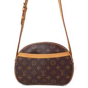 Louis Vuitton Monogram Leather Blois Shoulder Bag Brown